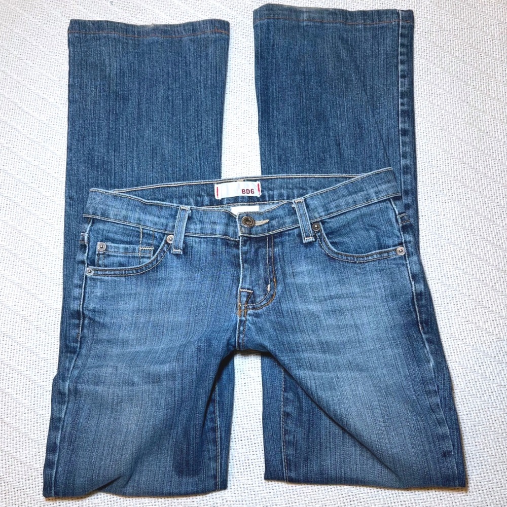 Rare Vintage BDG Y2K Low Rise Bootcut Jeans Medium Wash Size 28